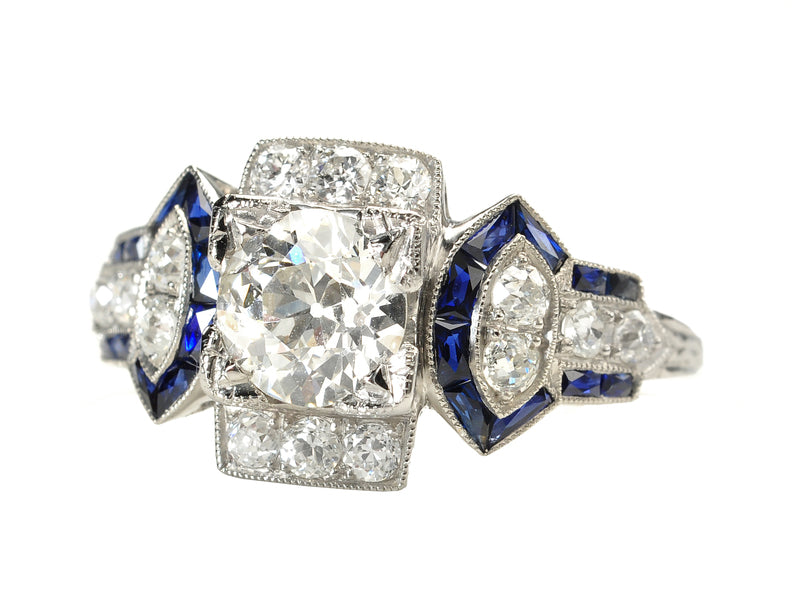 
                      
                        Sophisticated Medley - Diamond Sapphire Ring
                      
                    