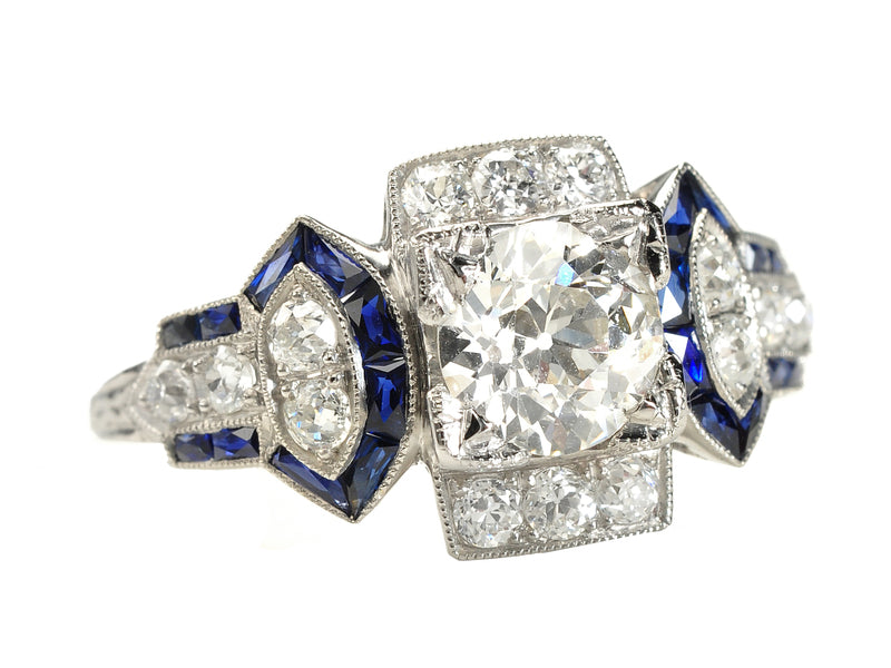 
                      
                        Sophisticated Medley - Diamond Sapphire Ring
                      
                    