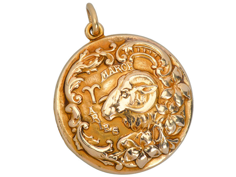 Sloan & Co. Aries Zodiac Locket