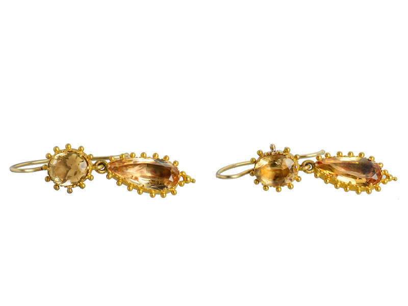 
                      
                        Georgian Topaz Dangle Earrings
                      
                    