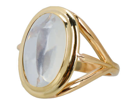 Moonstone Mystery - Blue Cabochon Ring