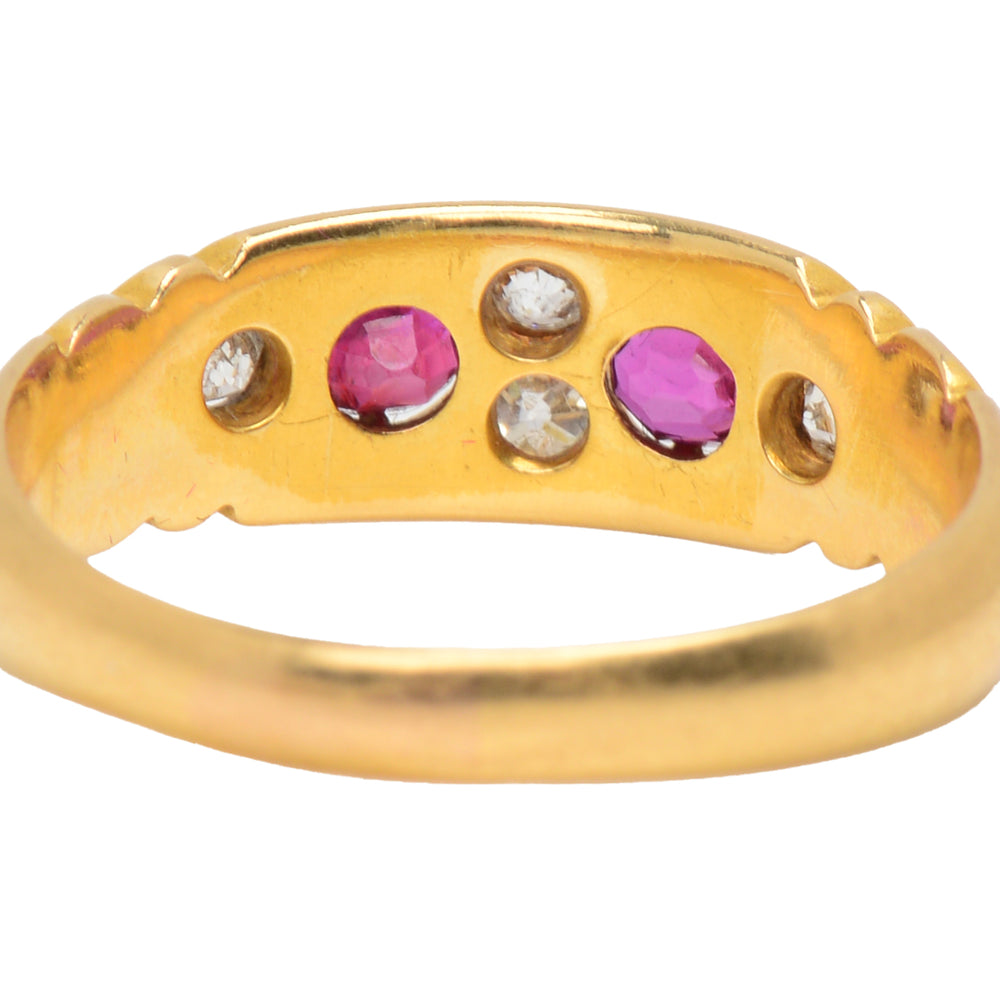 
                      
                        Ruby Diamond 18k Gold Ring From 1899
                      
                    