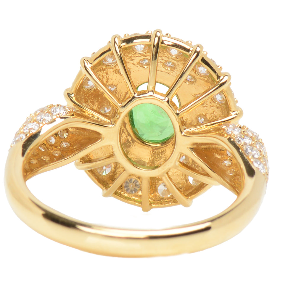 
                      
                        Enthralling Tsavorite Diamond Dinner Ring
                      
                    